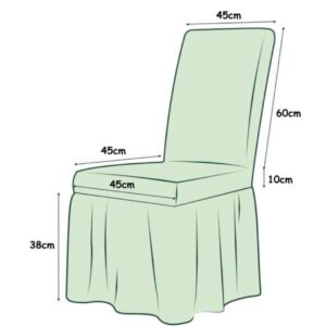 Set 6 Huse de Scaune Elastice Creponate cu Volan