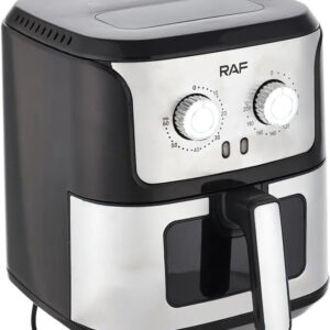 Air Fryer RAF-5329 - Friteuză cu aer cald, fără ulei, 6.8L, 1600W, Finisaj metalic