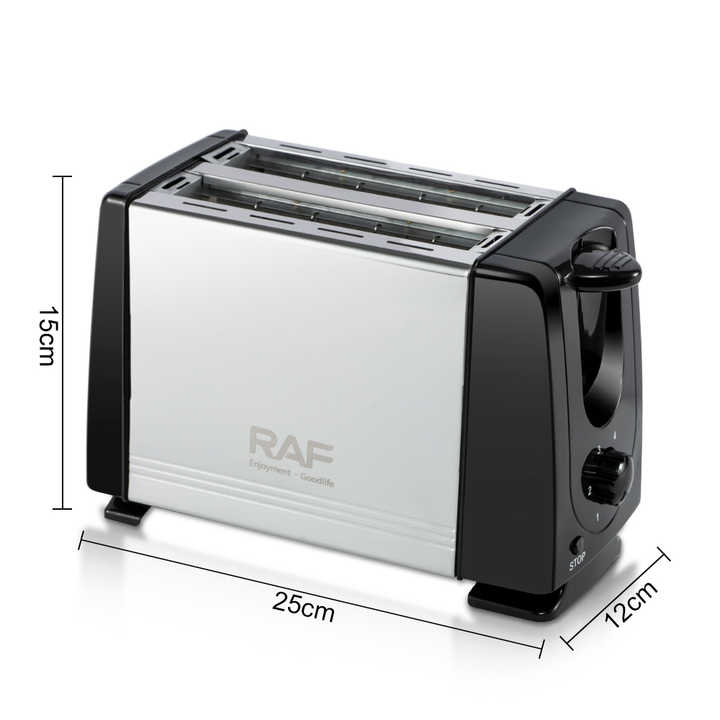 Prăjitor de Pâine RAF R262, 750W, 6 trepte de prajire, 19.5x12x21 cm