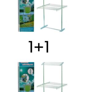 Set 2X Uscator de rufe cu 2 nivele, pe verticala, pentru spatii inguste