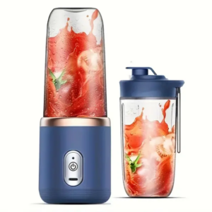 Mini Blender Portabil Juicer Cup, 6 Lame, 400 ml, Incarcare USB, 18650 RPM