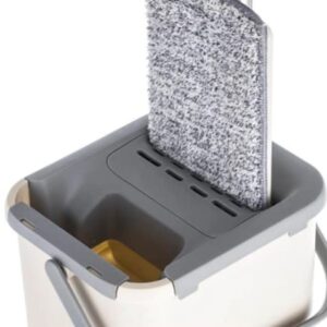 Mop profesional cu doua cuve de spalare si uscare + 2 rezerve cadou