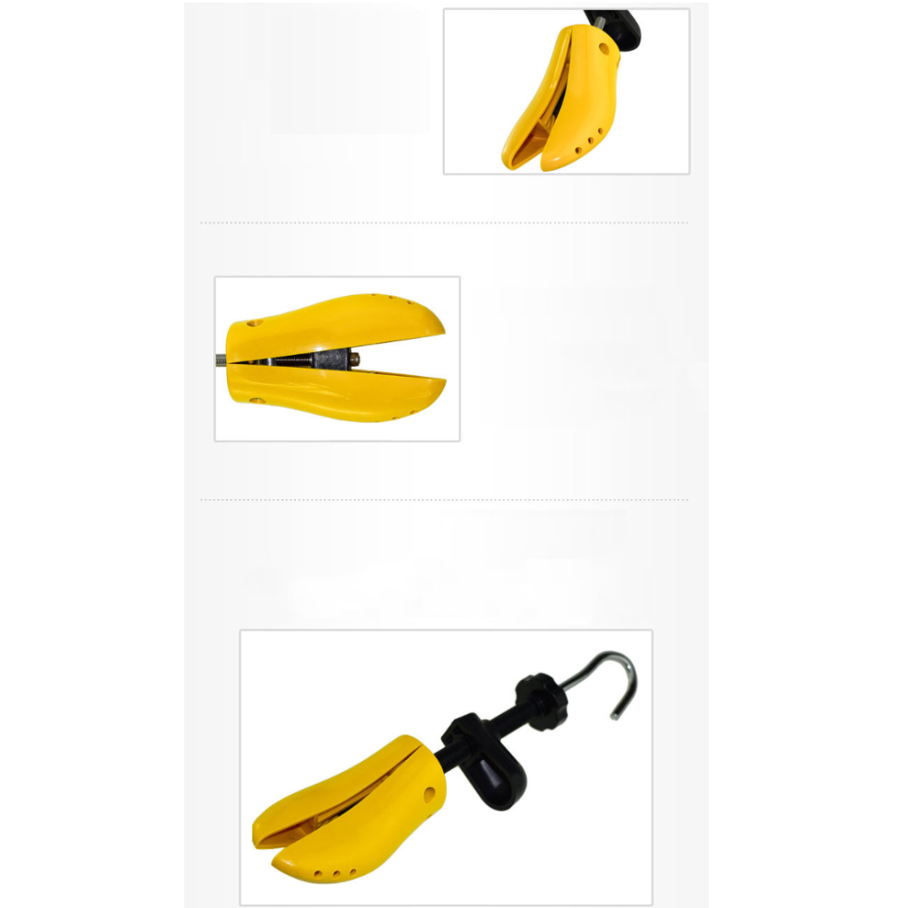 Dispozitiv pentru largit si alungit pantofi, din plastic dur
